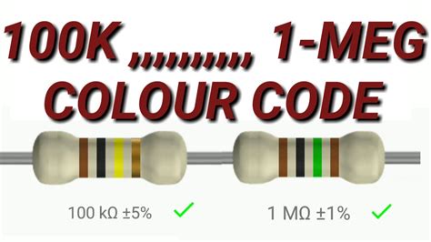 1 megohm|1 megohm resistor.